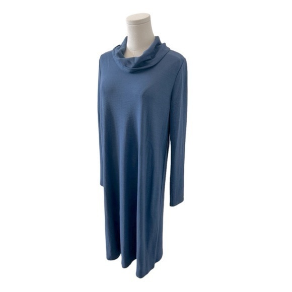 J. Jill Tops - J. Jill ✘ NWT Wearever Collection Scoop Neck Tunic Top Dress, Twilight Blue, M
